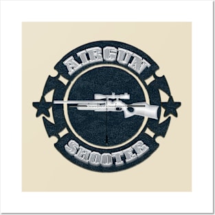 Air gun logo Posters and Art